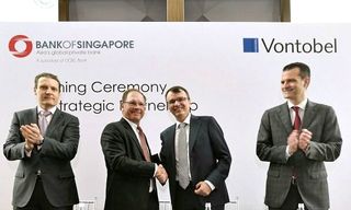 Marc Van de Walle, Olivier Denis, Bank of Singapore, and Martin Sieg, Brian Fischer, Vontobel