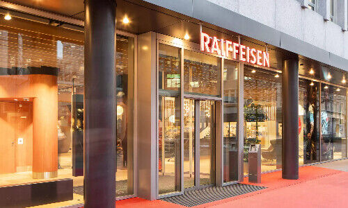 Geschäftsstelle der Raiffeisen Schweiz in St. Gallen