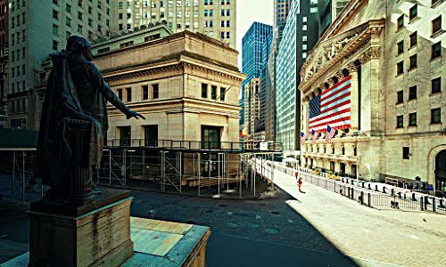 Wall Street in Zeiten von Corona (Bild: Shutterstock)