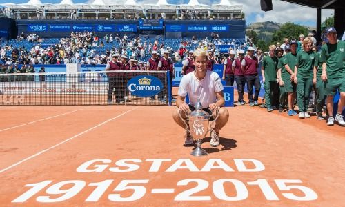 Dominic Thiem, Sieger 2015 an den Swiss Open in Gstaad