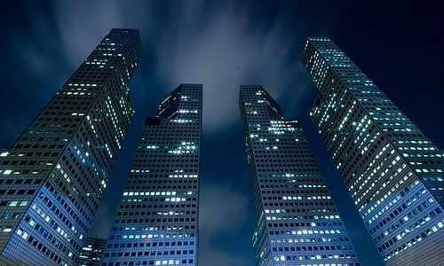 Suntec Towers: Früherer Geschäftssitz der BSI in Singapur