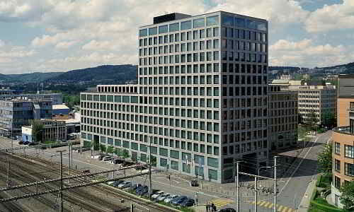 Equatex-Sitz an der Vulkanstrasse in Zürich