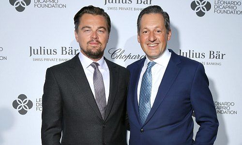 Leonardo DiCaprio (links) und Boris Collardi (rechts)