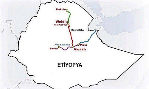 Athiopien Karte