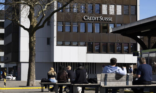 Credit Suisse Filiale beim Bahnhofplatz in Burgdorf BE (Bild: Keystone)