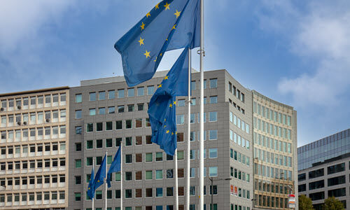 Verwaltungsgebäude neben Europäischem Rat in Brüssel, Belgien, (Bild: UBS Asset Management)