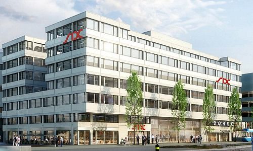 Geplanter Hauptsitz der SIX in Zürich