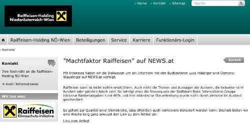 Raiffeisen Oesterreich news