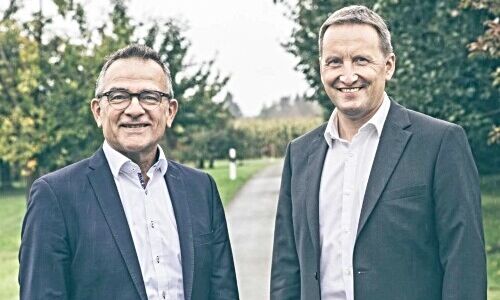 Hugo Schürmann, Präsident Neutrass, und Pascal Walthert, CEO (von links) (Bild: Neutrass)