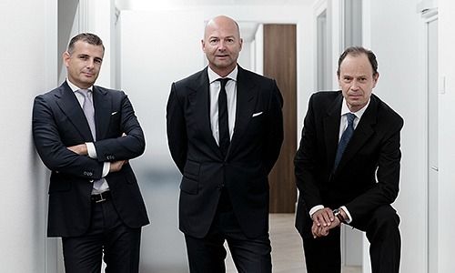 Bellecapital founders Beat Bass, Mark Eberle, Werner Diehl (from left)