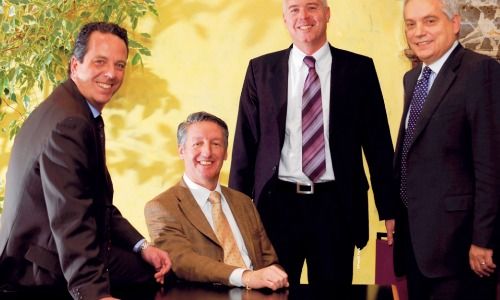 Claudio Cereghetti (zweiter von links) wird neuer Chef des Private Bankings