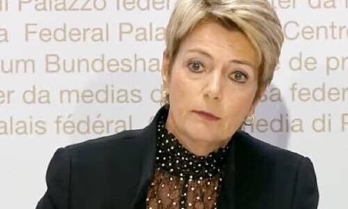 Bundesrätin Karin Keller-Sutter (Bild: Screenshot Pressekonferenz-Stream)