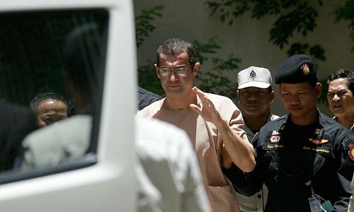 Xavier Justo auf dem Weg zur Gerichtsverhandlung (Bild: Keystone)