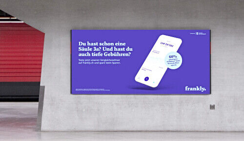 Werbung für Vorsorge-App Frankly (Bild: Frankly)