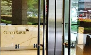 Credit Suisse Hauptsitz in Singapur am One Raffles Link