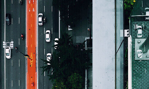 Strassenschlucht in Sao Paulo, Brasilien (Bild: Andre Moura / Pexels)