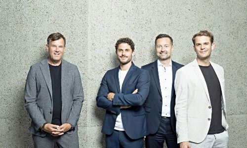 Werner Raschle, Dario Saia, Marco Tunesi, Dominik Huber (von links), Consult & Pepper (BIld: Consult & Pepper)) 