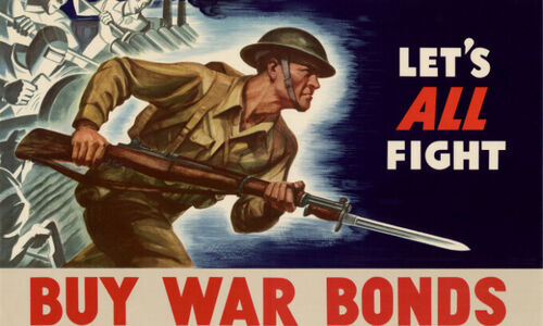 US-Werbung aus dem Zweiten Weltkrieg (Bild: UNT Libraries Government Documents Department)
