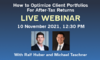 Live Webinar: How to Optimize Client Portfolios For After-Tax Returns