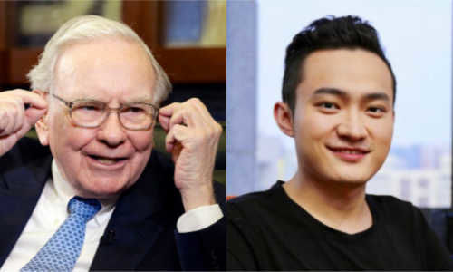 Warren Buffett (links) und Justin Sun