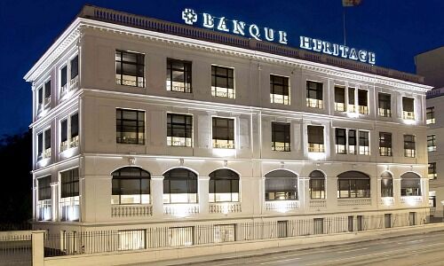 Firmensitz der Banque Heritage in Genf