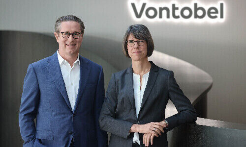 Vontobel-Co-CEOs Georg Schubiger und Christel Rendu de Lint (Bild: Vontobel)