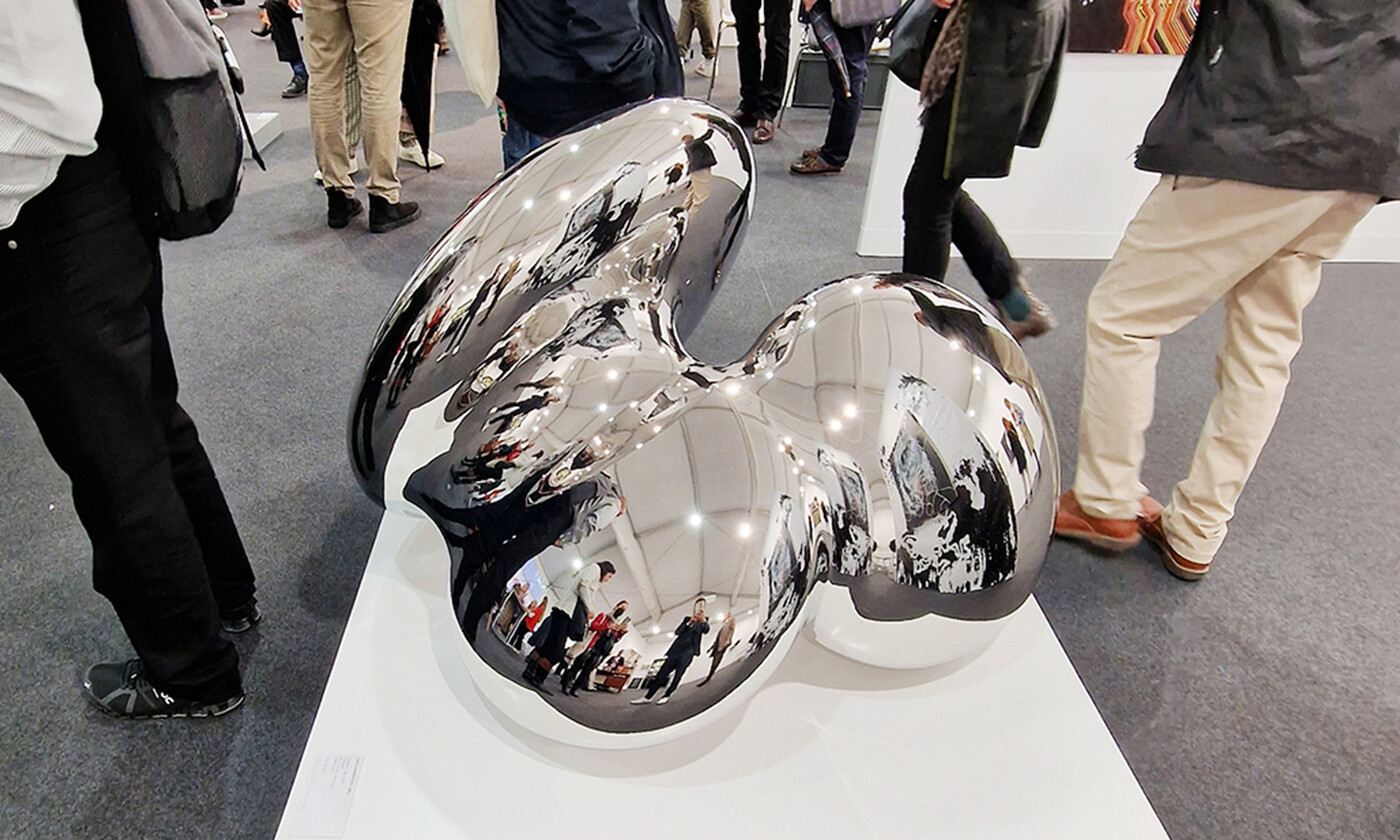 Sculpture by Carlo Borer, Cluster 9, 452, 2019 (Image: Art Salon Zurich)