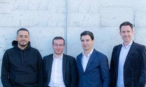 Lamine Brahimi, Jean-Philippe Aumasson, Oren-Olivier Puder, Sebastien Dessimoz (von links), Gründer von Taurus (Bild: Taurus)