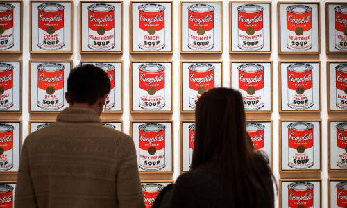 «Campbell's Soup Cans» von Andy Warhol (Bild: Shutterstock)