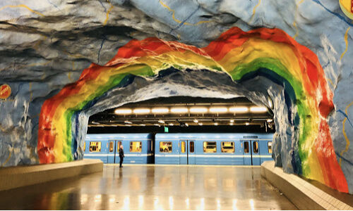 U-Bahnstation in Stockholm (Bild: Norman Tsui, Unsplash)
