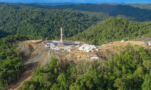 Perforazione del gas in Papua Nuova Guinea
