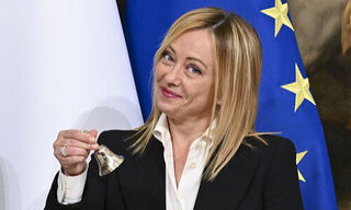 Giorgioa Meloni: primo Consiglio dei ministri, 23 ottobre 2022 (foto: Keystone)