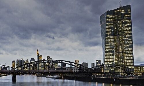 Zentrale der EZB in Frankfurt