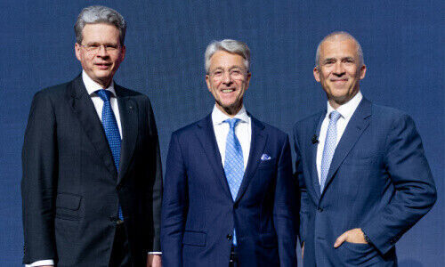 Zeno Staub, Herbert Scheidt und Andreas Utermann (von links, Bild: Vontobel)