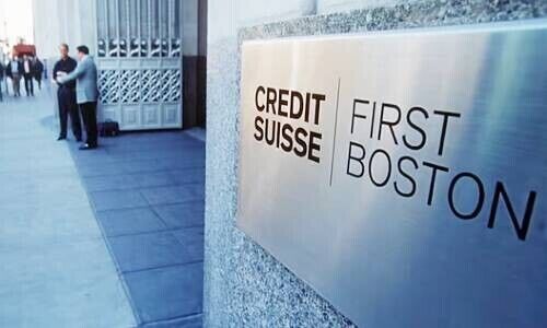 Logo der vormaligen Credit Suisse First Boston (Bild: Keystone)