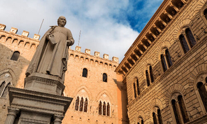La sede di MPS a Siena (Immagine: Shutterstock)
