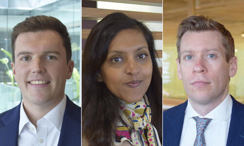 Alex King, Supriya Menon und John Mullins, Wellington (Bild: zvg)