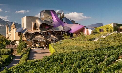 Hotel Marqués de Riscal, entworfen von Frank O’Gehry 