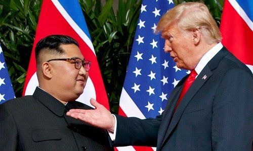 Kim Jong-un und Donald Trump (Bild: Keystone)