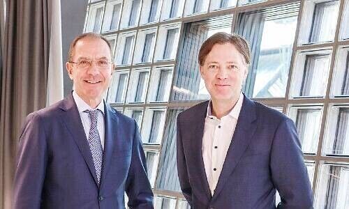 Il presidente dell'Asb Marcel Rohner e il Ceo designato Roman Studer (immagine: ASB)