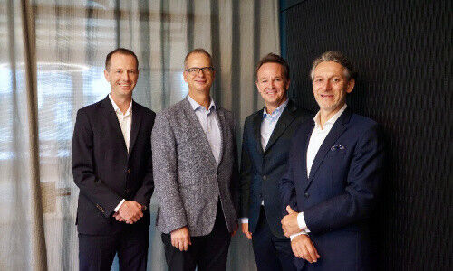 Gian Nay, COO Kaleido, Peter Haist, CEO Sobaco, Rolf Bauer, CEO Kaleido, Mark Dambacher, CEO Incore Bank 