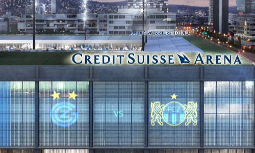 Das geplante Fussballstadion von Zürich (Bild: Credit Suisse)