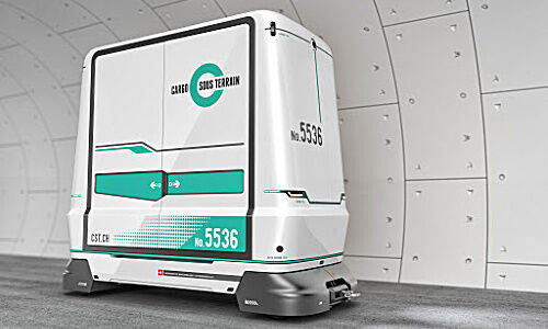 Schlichtes Design versorgt in 500 Kilometern Tunnel: Cargo Sous Terrain