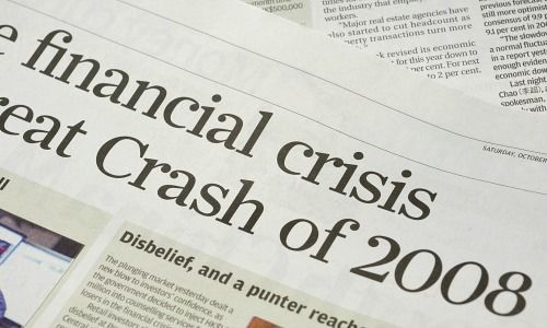 Die Finanzkrise sorgte auf der ganzen Welt für Schlagzeilen (Bild: Shutterstock)
