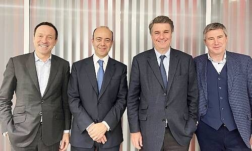 Franck Payrar, Daniel Pinto, Frederic Otto, Rudy Paulet (von links) (Bild: Stanhope Capital)