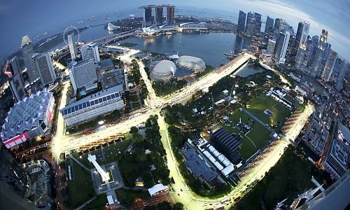 Singapur während des Formel-1-Grand-Prix