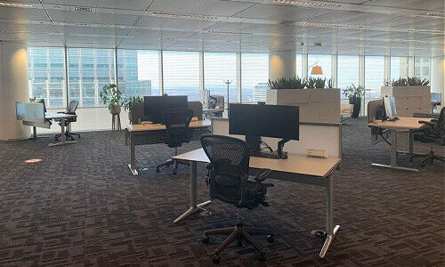 Das neue Büro von HSBC-Chef Noel Quinn (Bild: Noel Quinn)