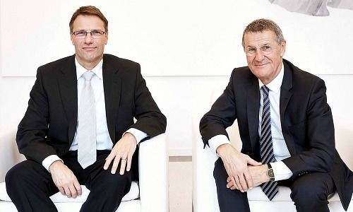 Valiant-CEO Markus Gygax und Präsident Jürg Bucher