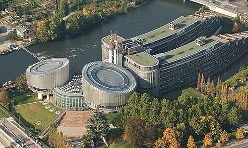 Europäischen Gerichtshof für Menschenrechte (EGMR), Strassburg (Bild: EGMR). 
