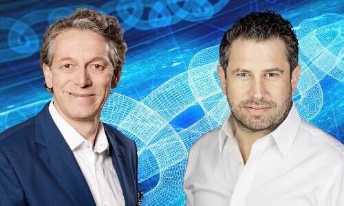 InCore Bank CEO Mark Dambacher und GenTwo CEO Philippe Naegeli (v.l.n.r)